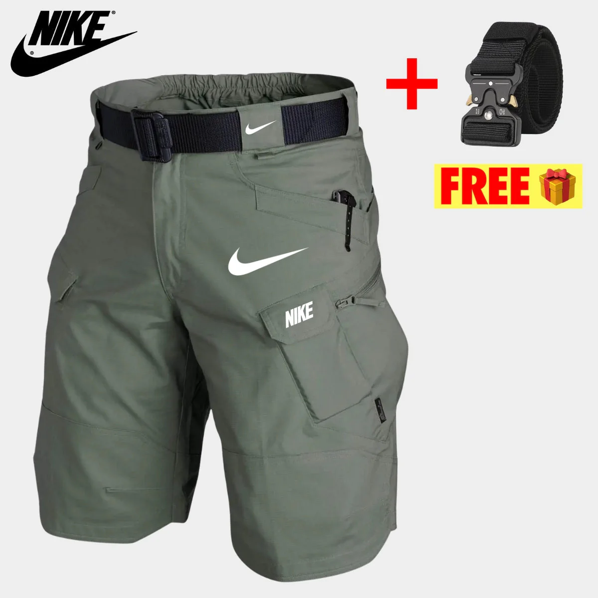 Tactical Cargo Shorts + Free Belt || CLEARANCE PRICE - Image 3