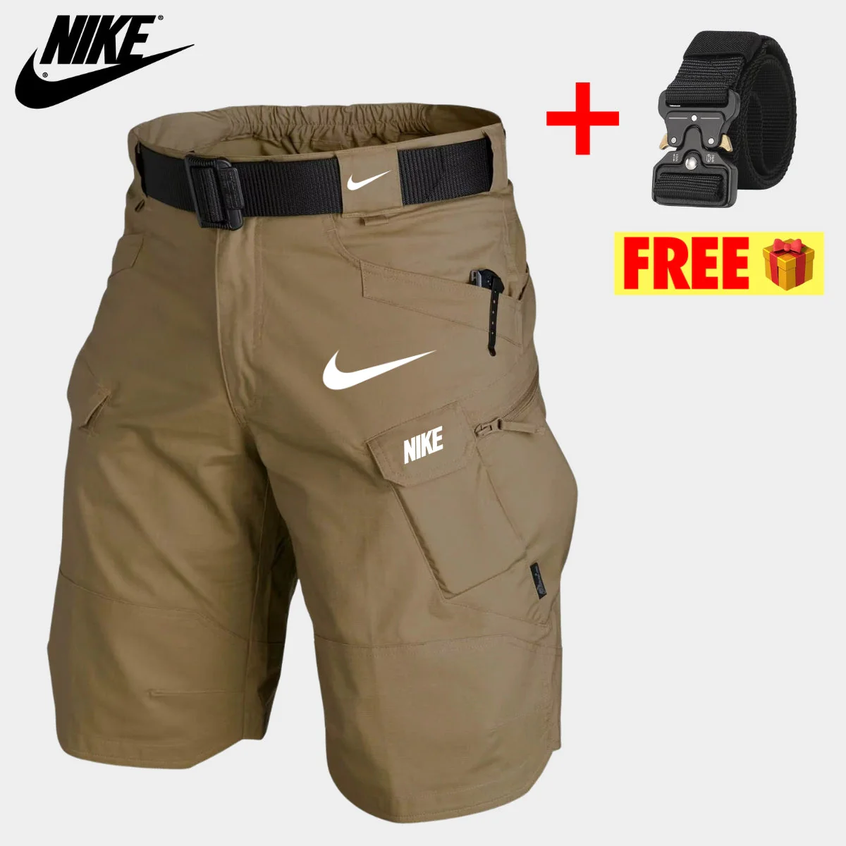 Tactical Cargo Shorts + Free Belt || CLEARANCE PRICE - Image 5