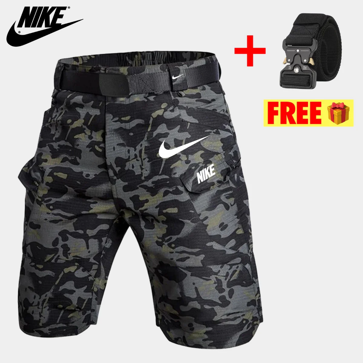 Tactical Cargo Shorts + Free Belt || CLEARANCE PRICE - Image 6