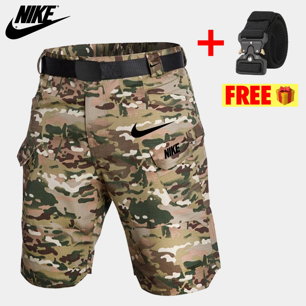Tactical Cargo Shorts + Free Belt || CLEARANCE PRICE - Image 8