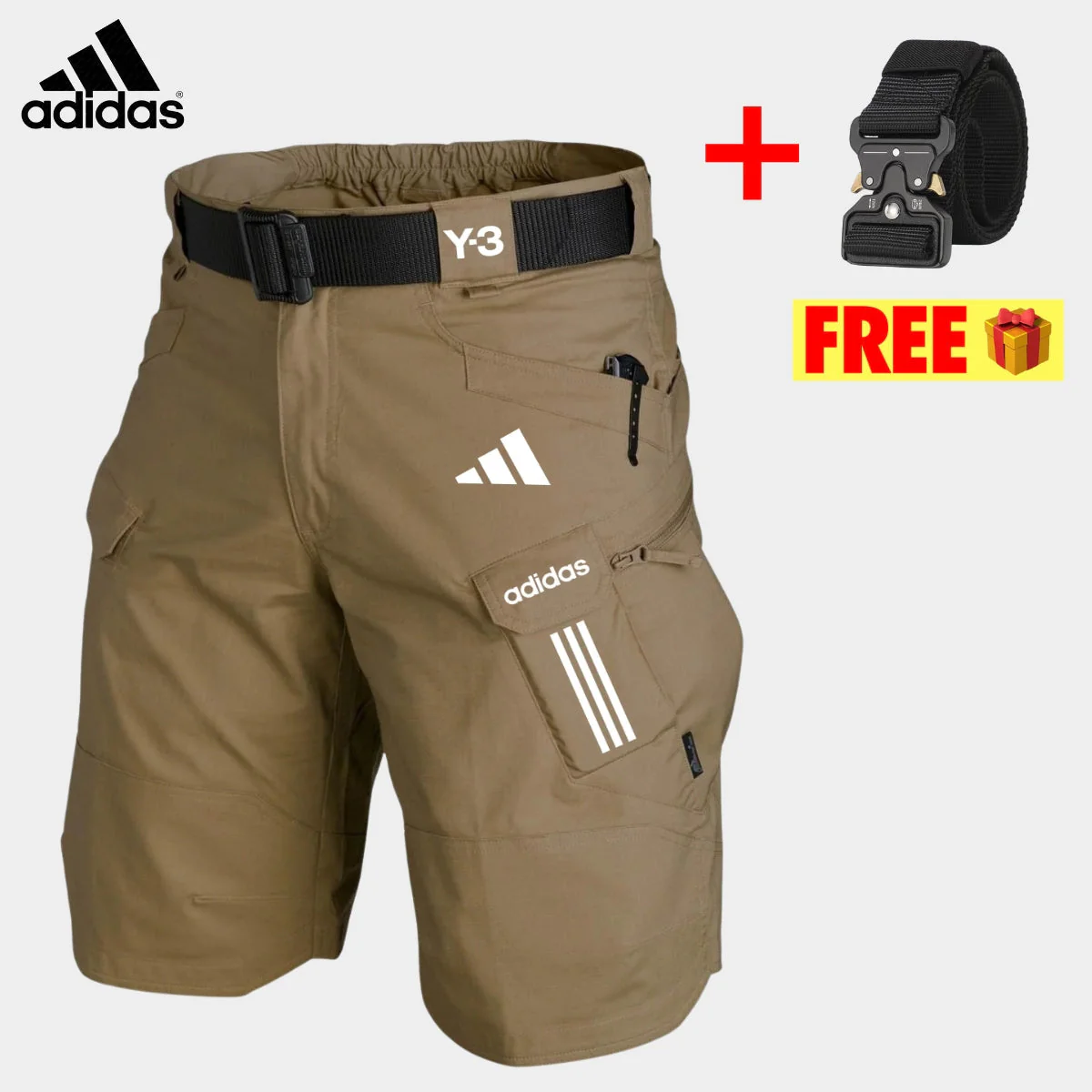 Tactical Cargo Shorts + Free Belt || CLEARANCE PRICE - Image 5