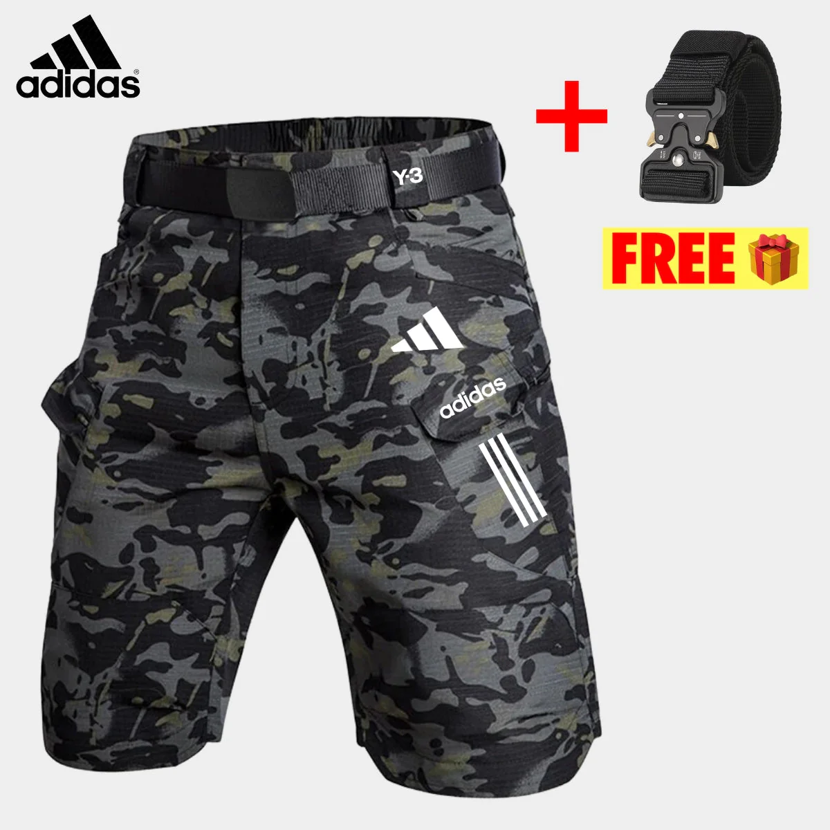 Tactical Cargo Shorts + Free Belt || CLEARANCE PRICE - Image 6