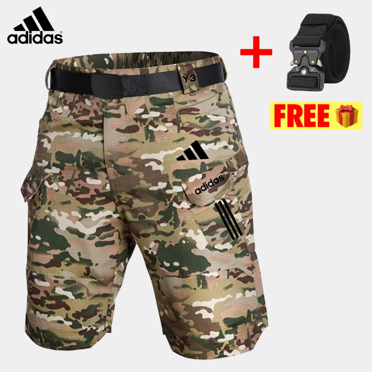 Tactical Cargo Shorts + Free Belt || CLEARANCE PRICE - Image 8