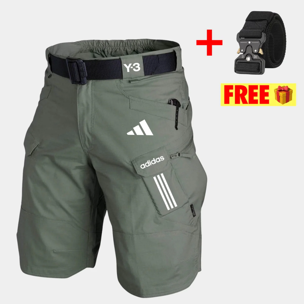 Tactical Cargo Shorts + Free Belt — CLEARANCE PRICE - Image 3