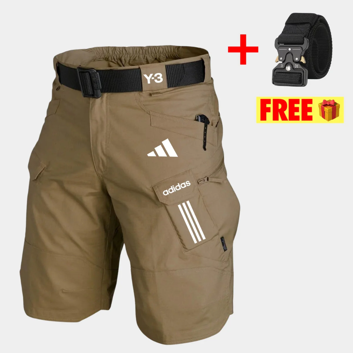 Tactical Cargo Shorts + Free Belt — CLEARANCE PRICE - Image 5