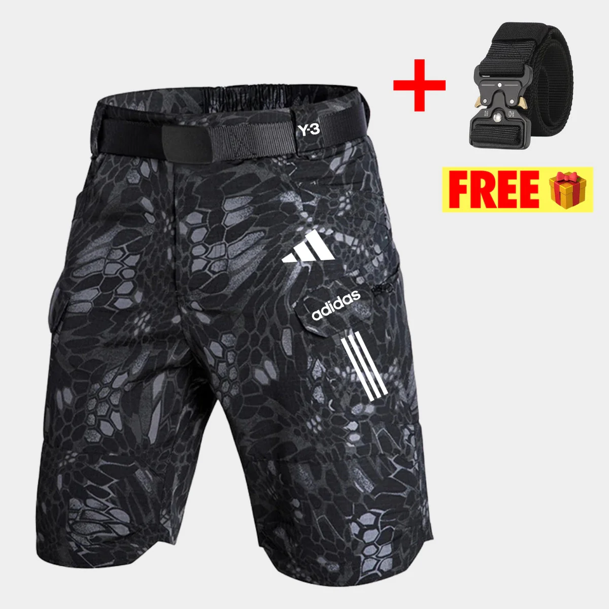 Tactical Cargo Shorts + Free Belt — CLEARANCE PRICE - Image 7