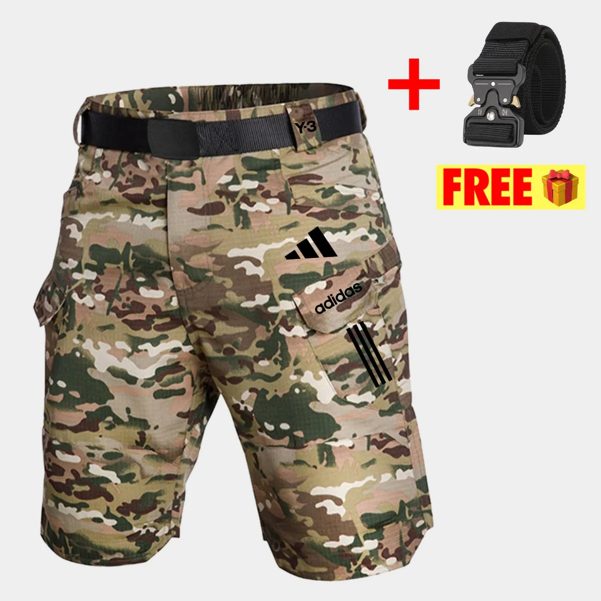 Tactical Cargo Shorts + Free Belt — CLEARANCE PRICE - Image 8