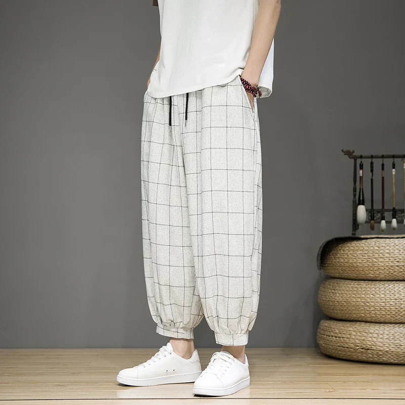 Gridline Linen Trouser - Image 12