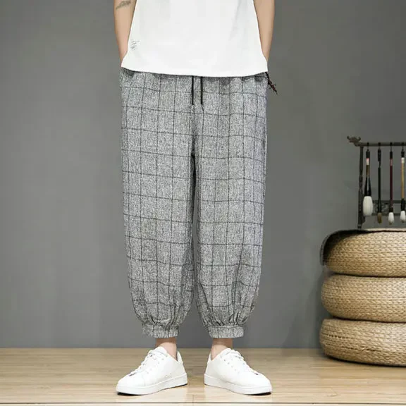 Gridline Linen Trouser - Image 6