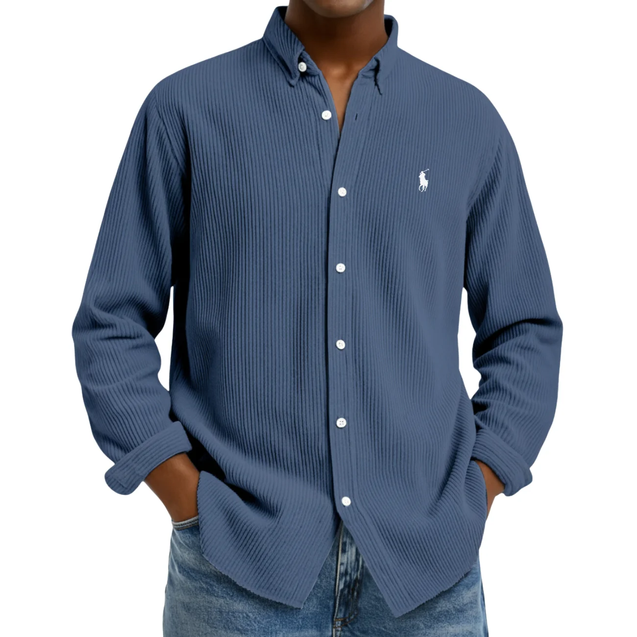 Textured Button-Down Shirt - CLEARANCE SALE - Image 2
