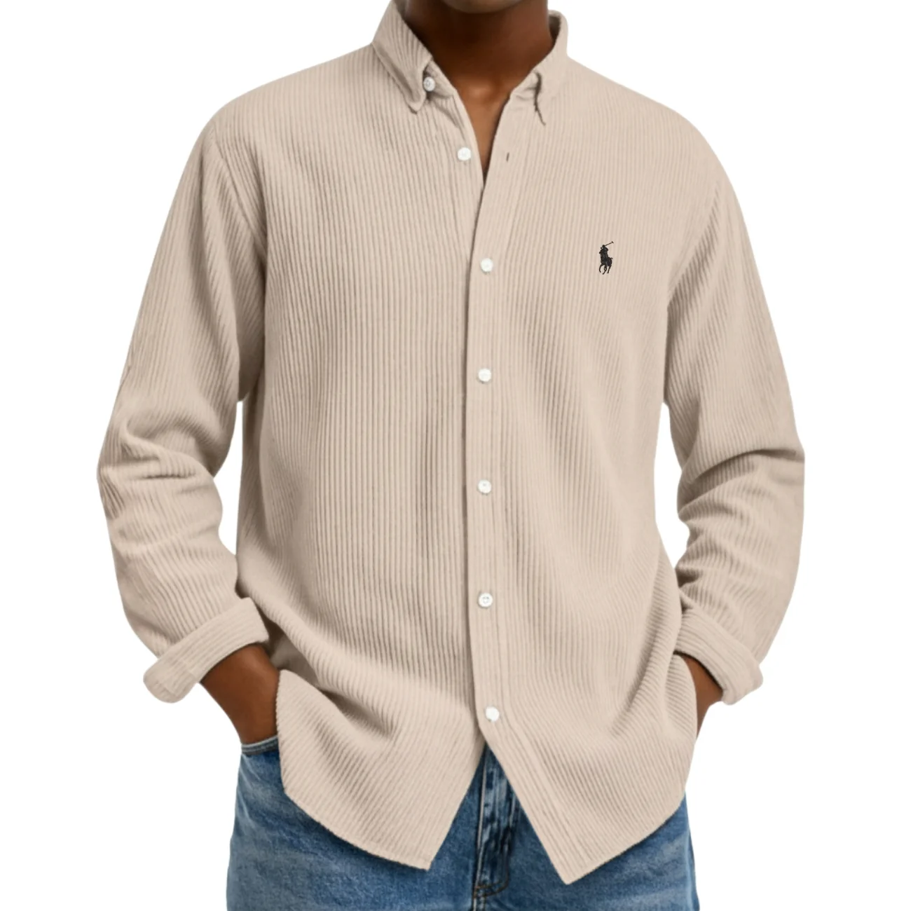 Textured Button-Down Shirt - CLEARANCE SALE - Image 6