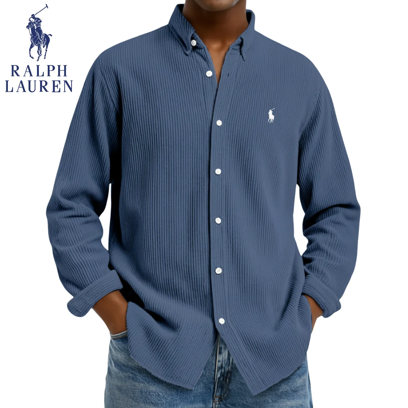 Textured Button-Down Shirt || CLEARANCE SALE - Image 2