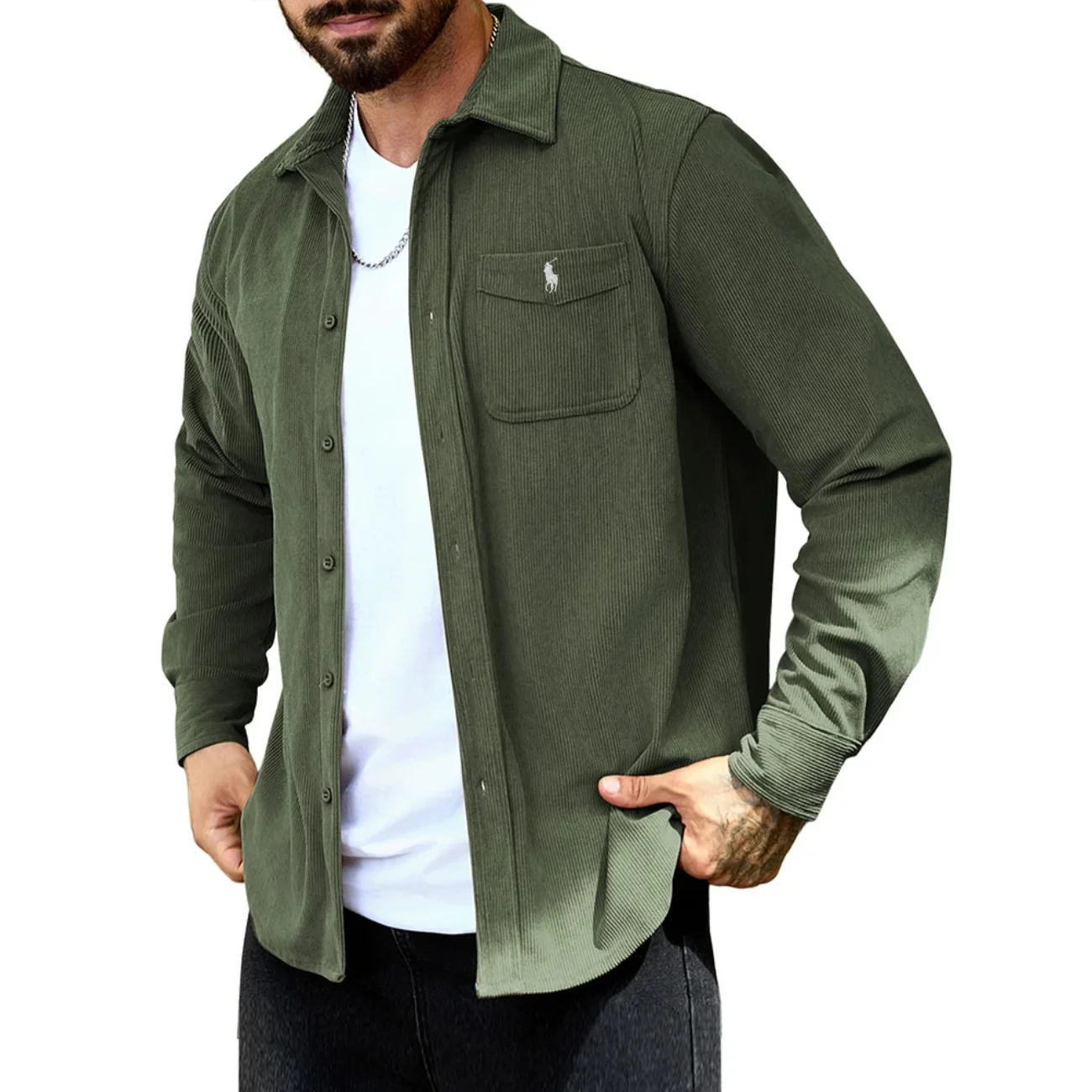 Textured Casual Shirt - CLEARANCE SALE - Image 4