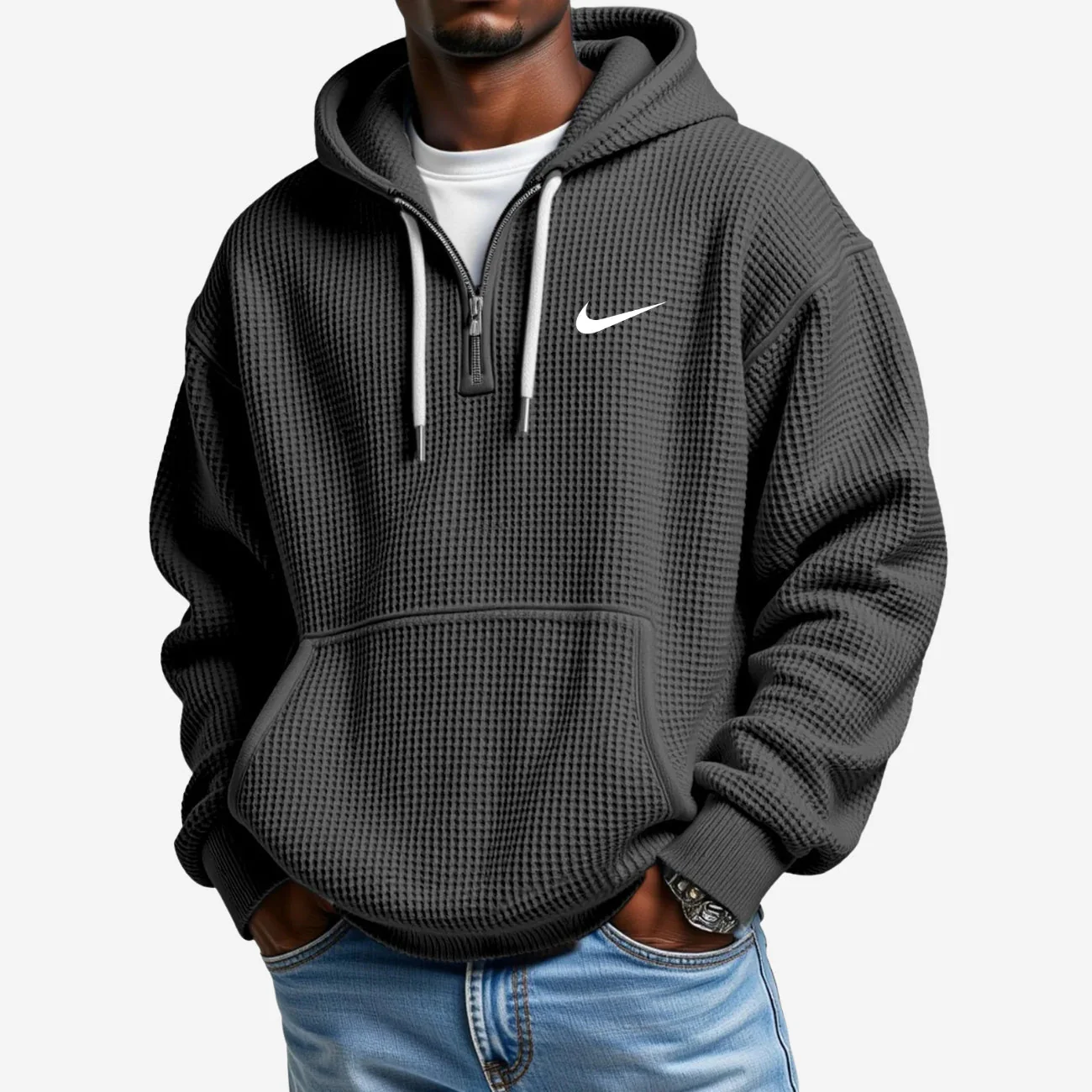 Textured Hoodie - CLEARANCE SALE - Image 3