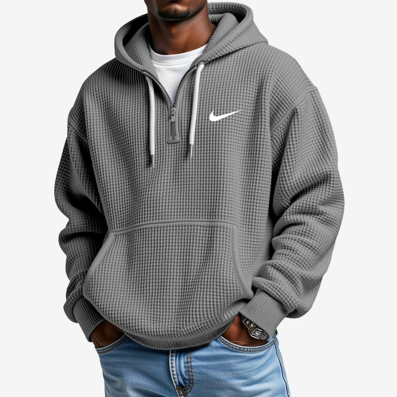 Textured Hoodie - CLEARANCE SALE - Image 6