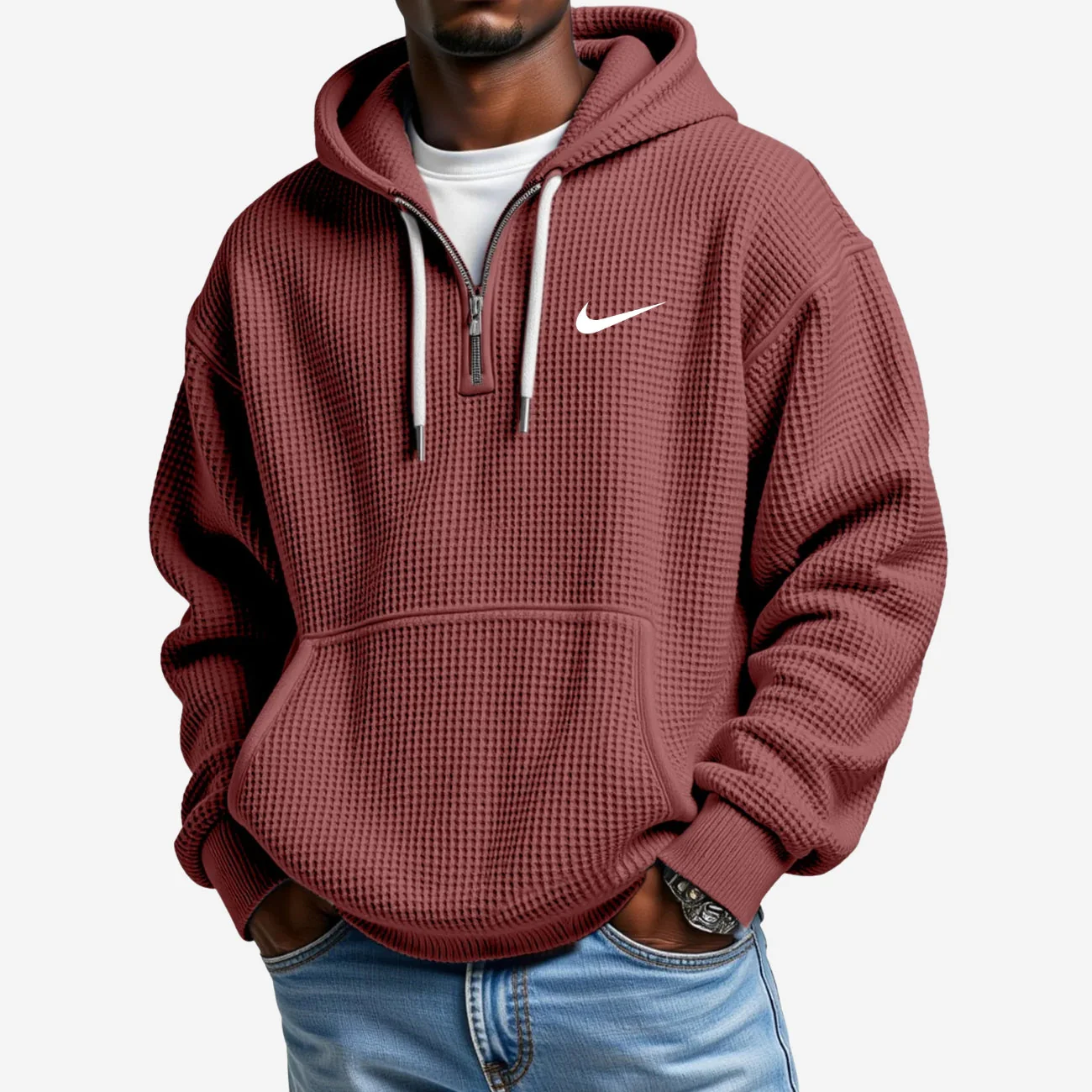 Textured Hoodie - CLEARANCE SALE - Image 9
