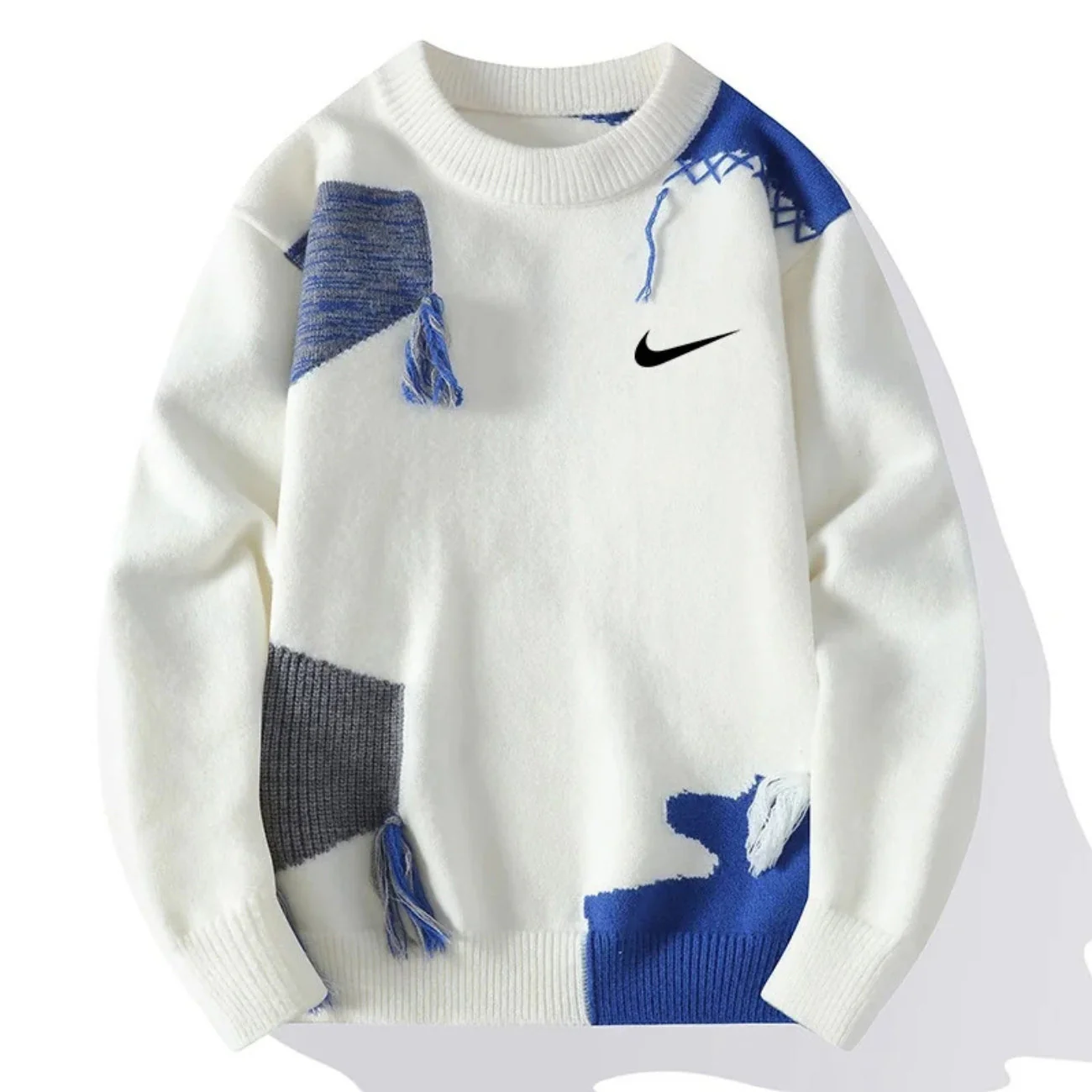 Textured Patchwork Sweater - CLEARANCE SALE