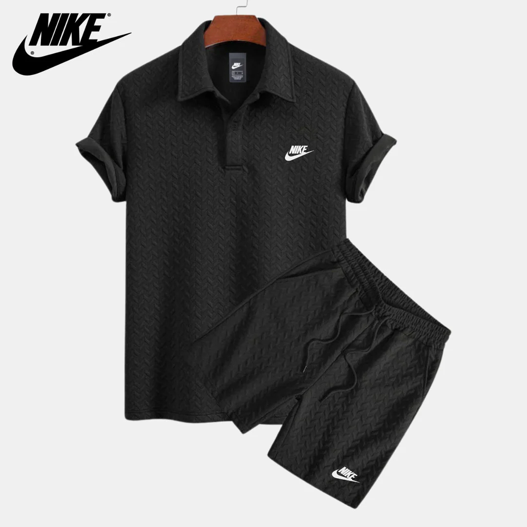 Textured | Polo and Shorts Set CLEARANCE SALE - Image 2