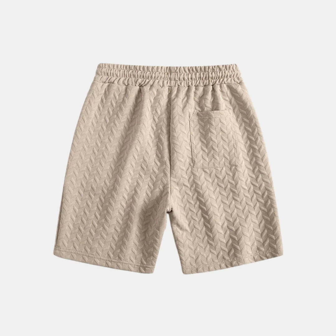 Textured Polo and Shorts Set - CLEARANCE SALE - - Image 7