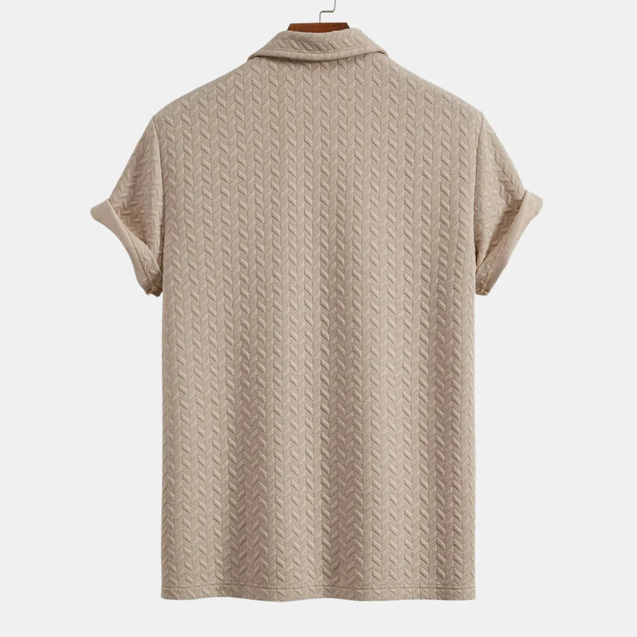 Textured Polo & Shorts Set - CLEARANCE SALE - Image 6