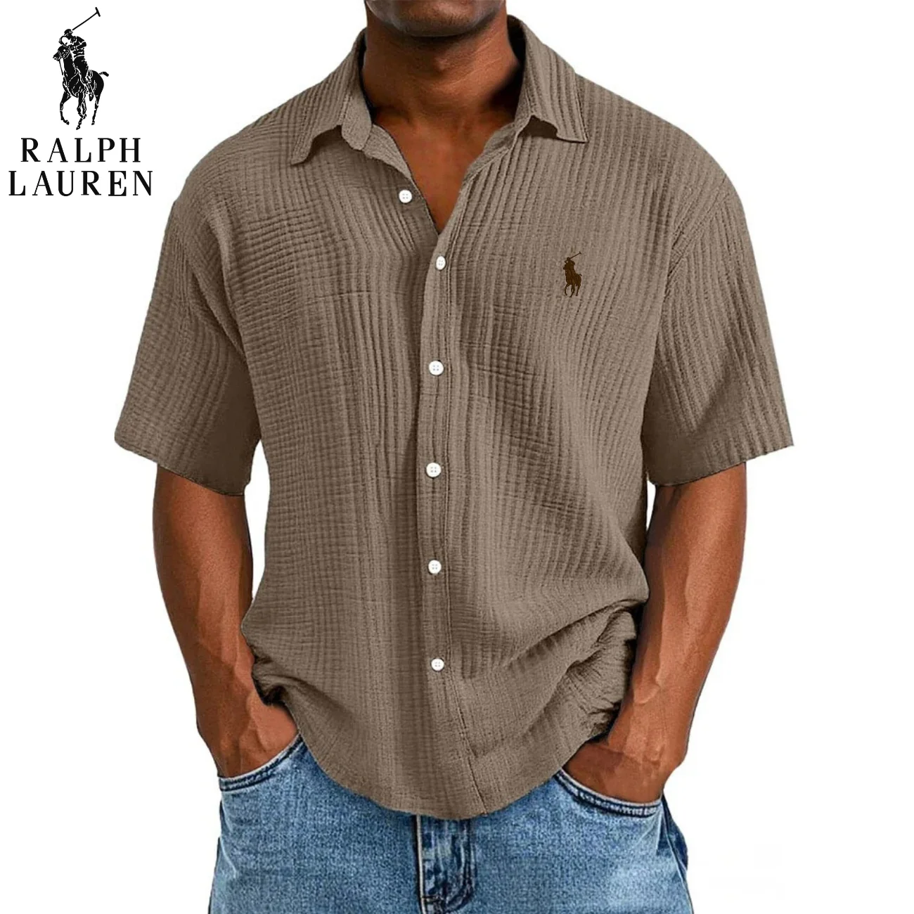 Textured Short Sleeve Shirt || CLEARANCE SALE - Image 10