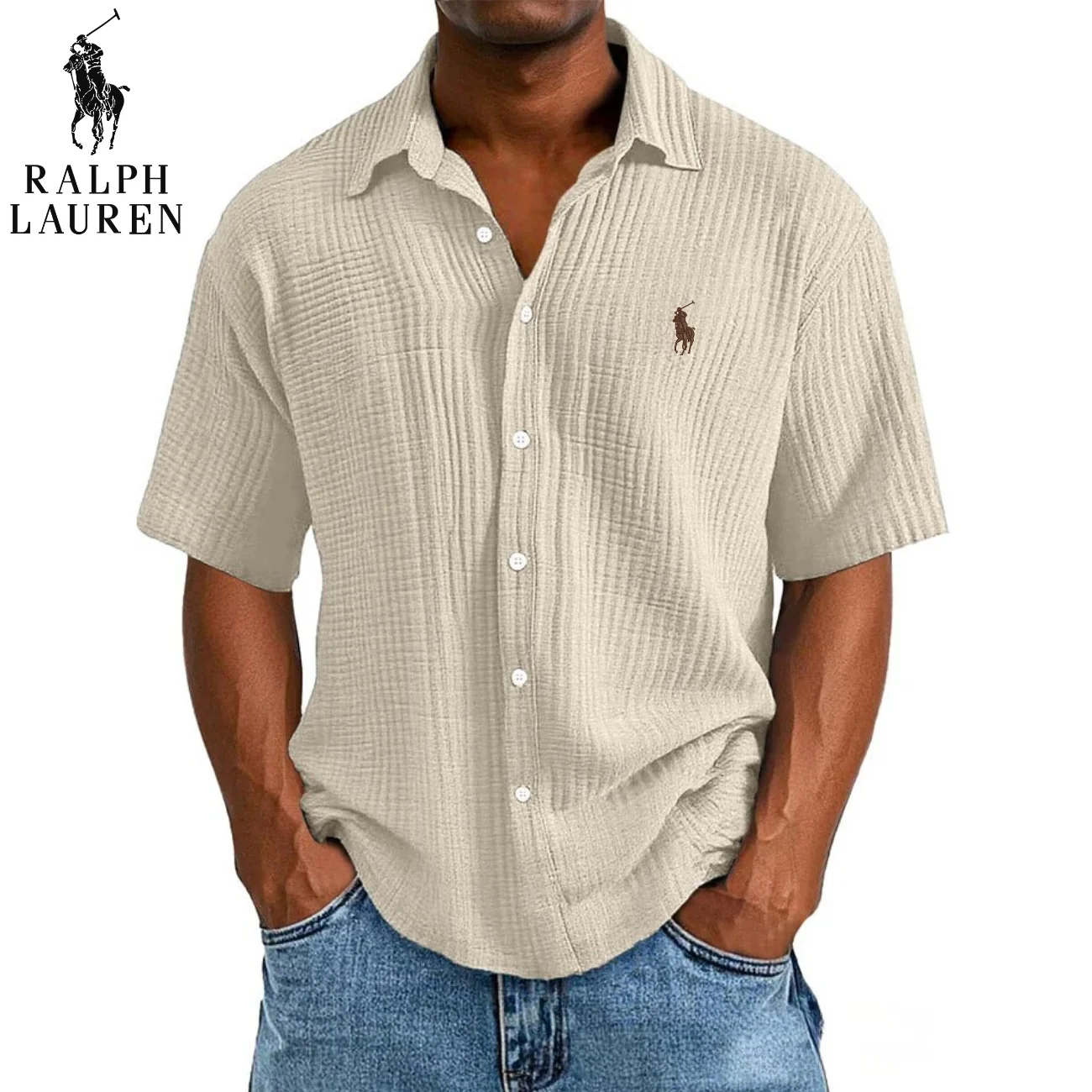 Textured Short Sleeve Shirt || CLEARANCE SALE - Image 5