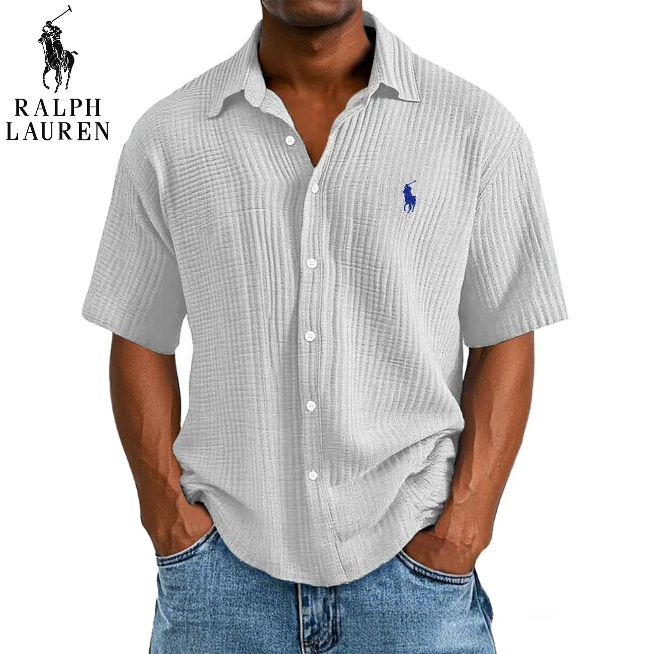 Textured Short Sleeve Shirt || CLEARANCE SALE - Image 6