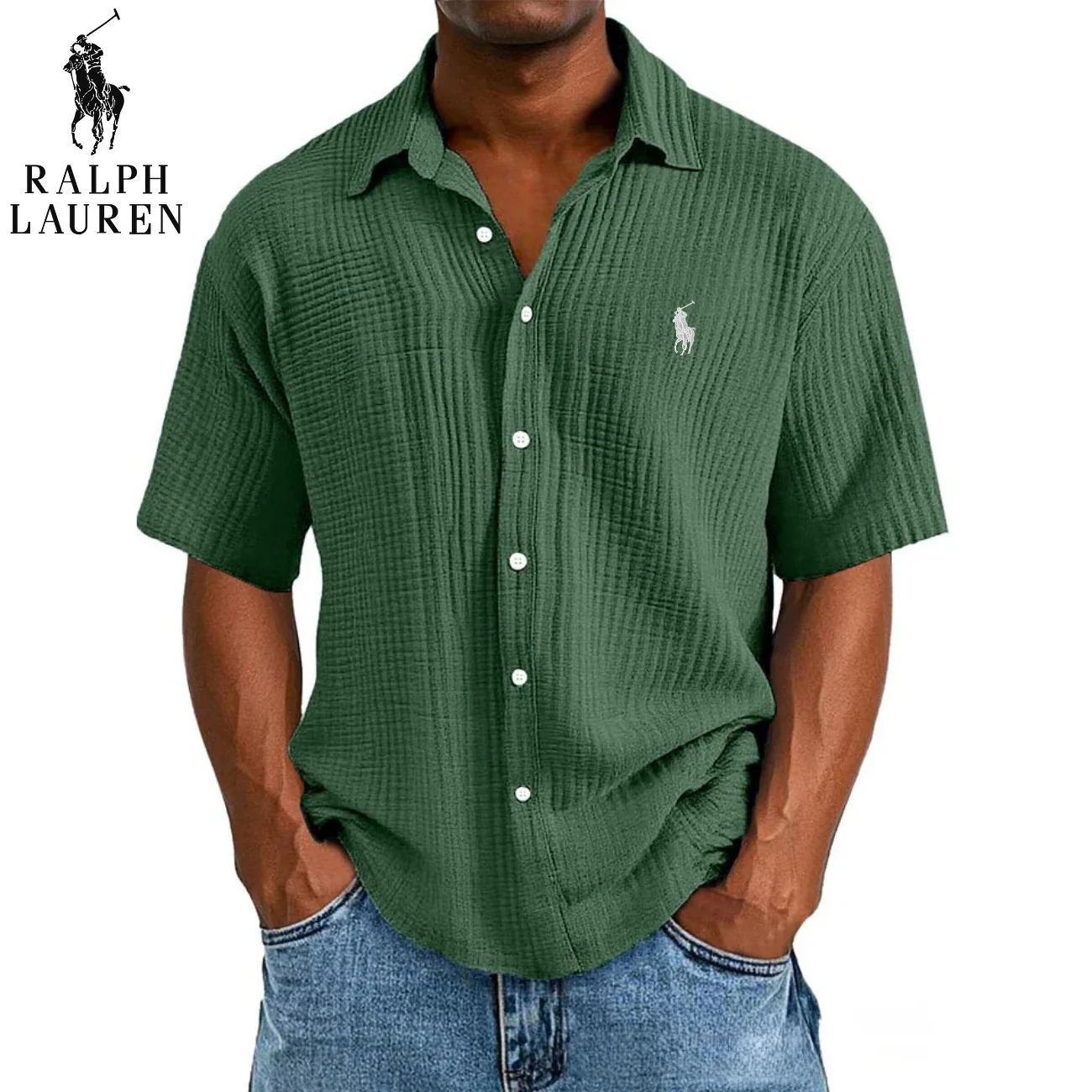 Textured Short Sleeve Shirt || CLEARANCE SALE - Image 7