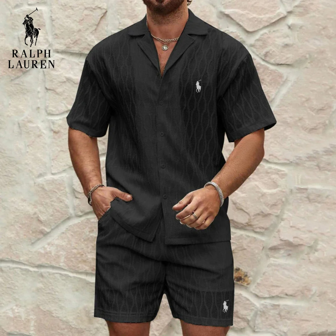 Textured Summer Set – Shirt & Shorts || CLEARANCE SALE - Image 2