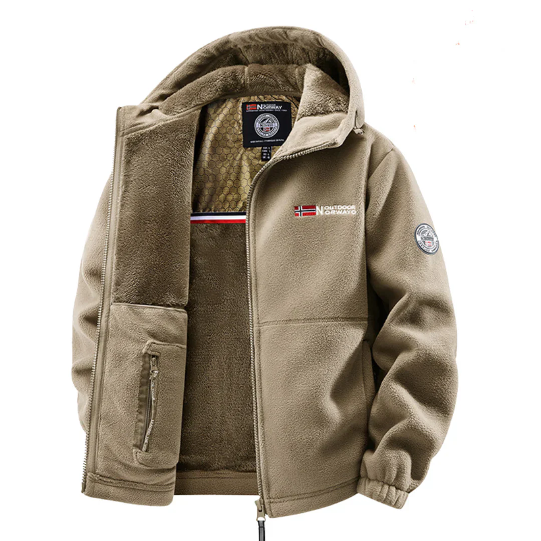 Thermal Hooded Fleece Jacket || Clearance Sale - Image 5