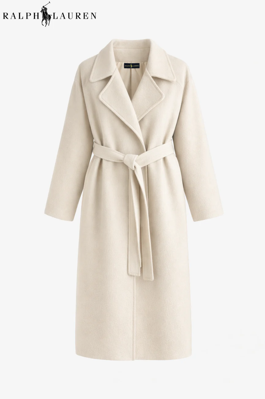 Timeless Belted Longline Coat || Clearance Sale