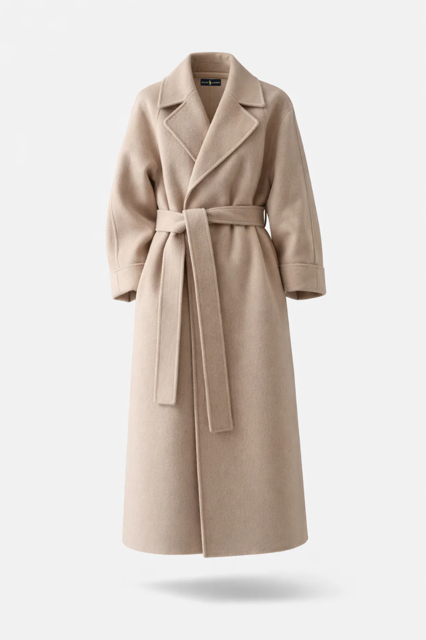 Timeless Belted Longline Coat - Clearance Sale - Image 2