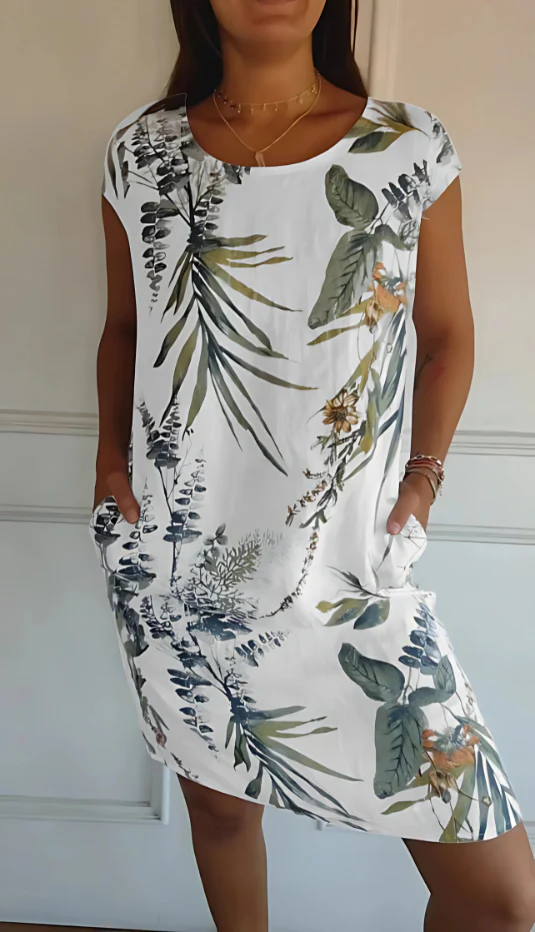 TISSIA | LOOSE PRINTED DRESS