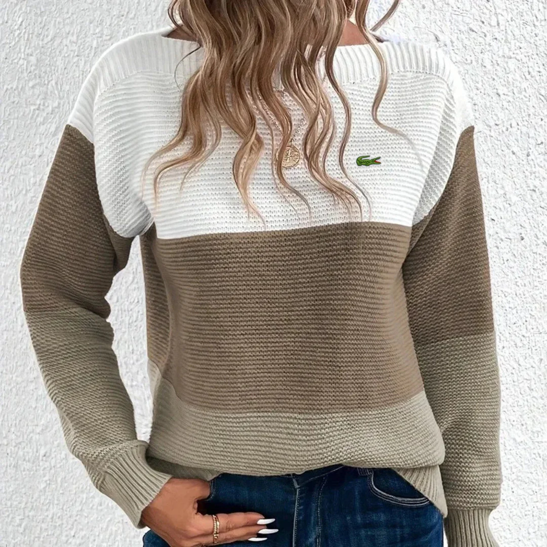 Tricolor Knit Sweater - COLLECTION CLEARANCE - Image 6