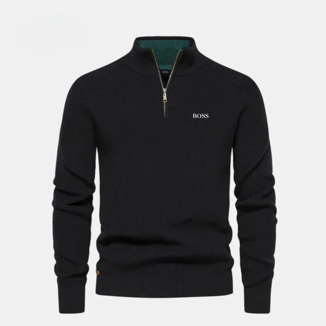 Half-zip sweater