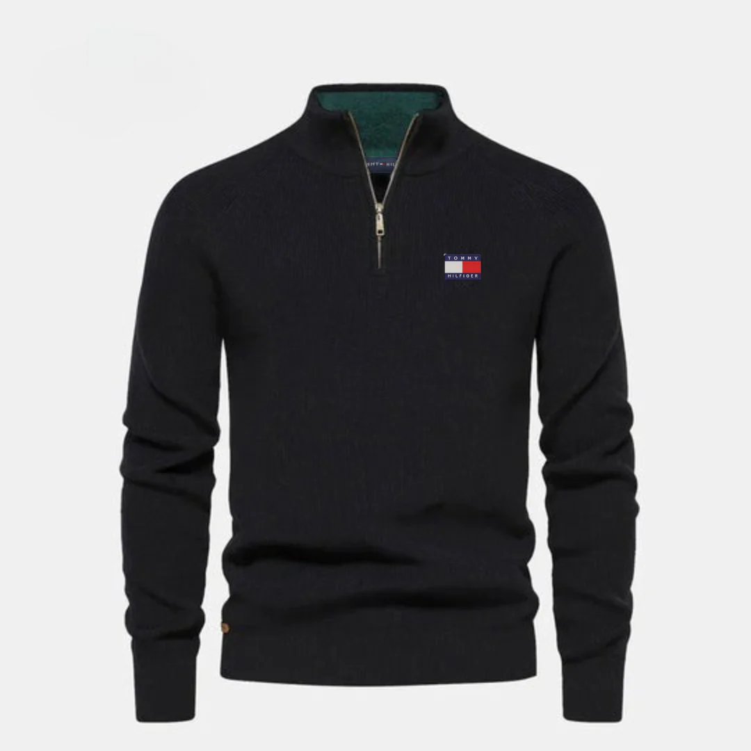 Half-zip sweater