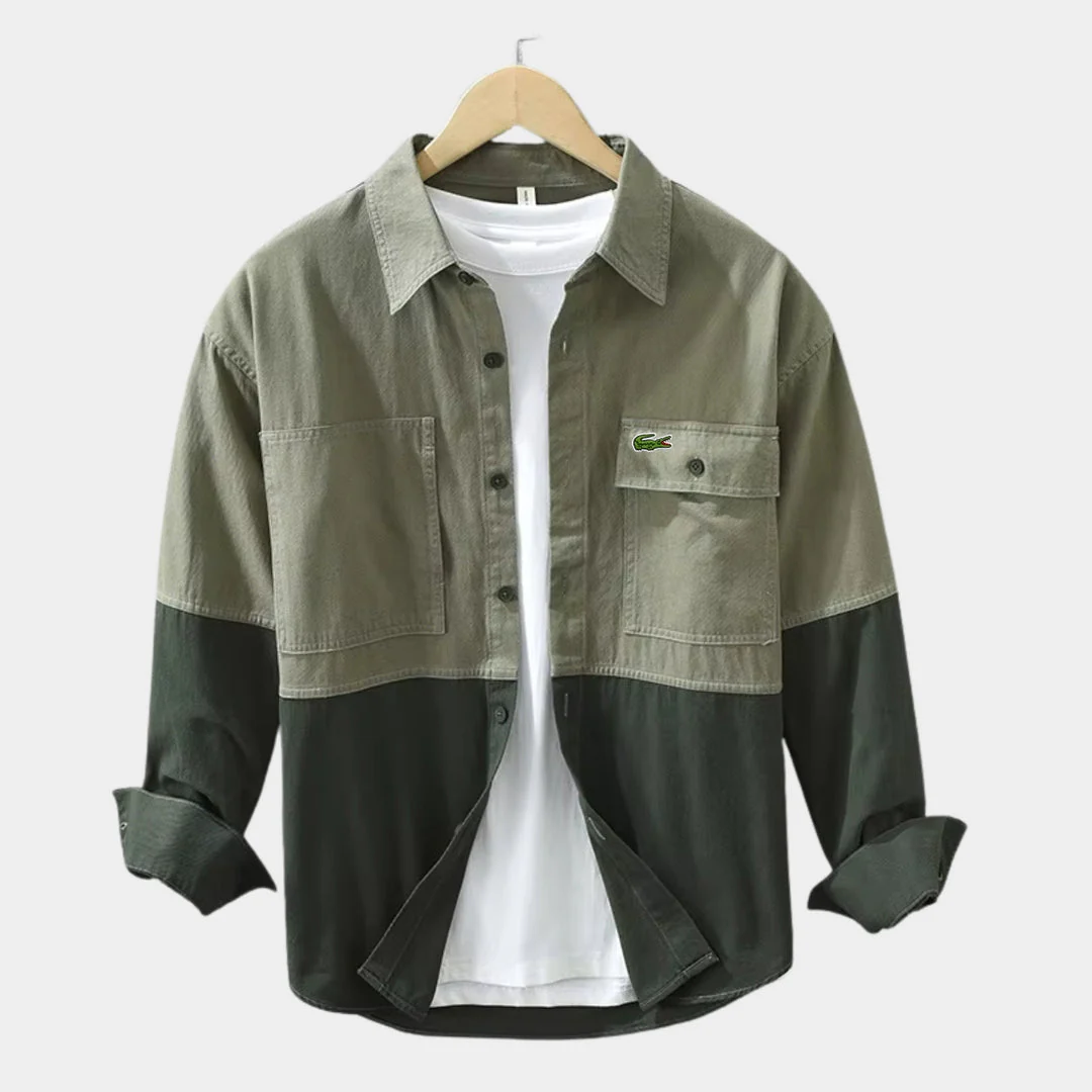 Two-Tone Casual Shirt - CLEARANCE PRICE - Image 2