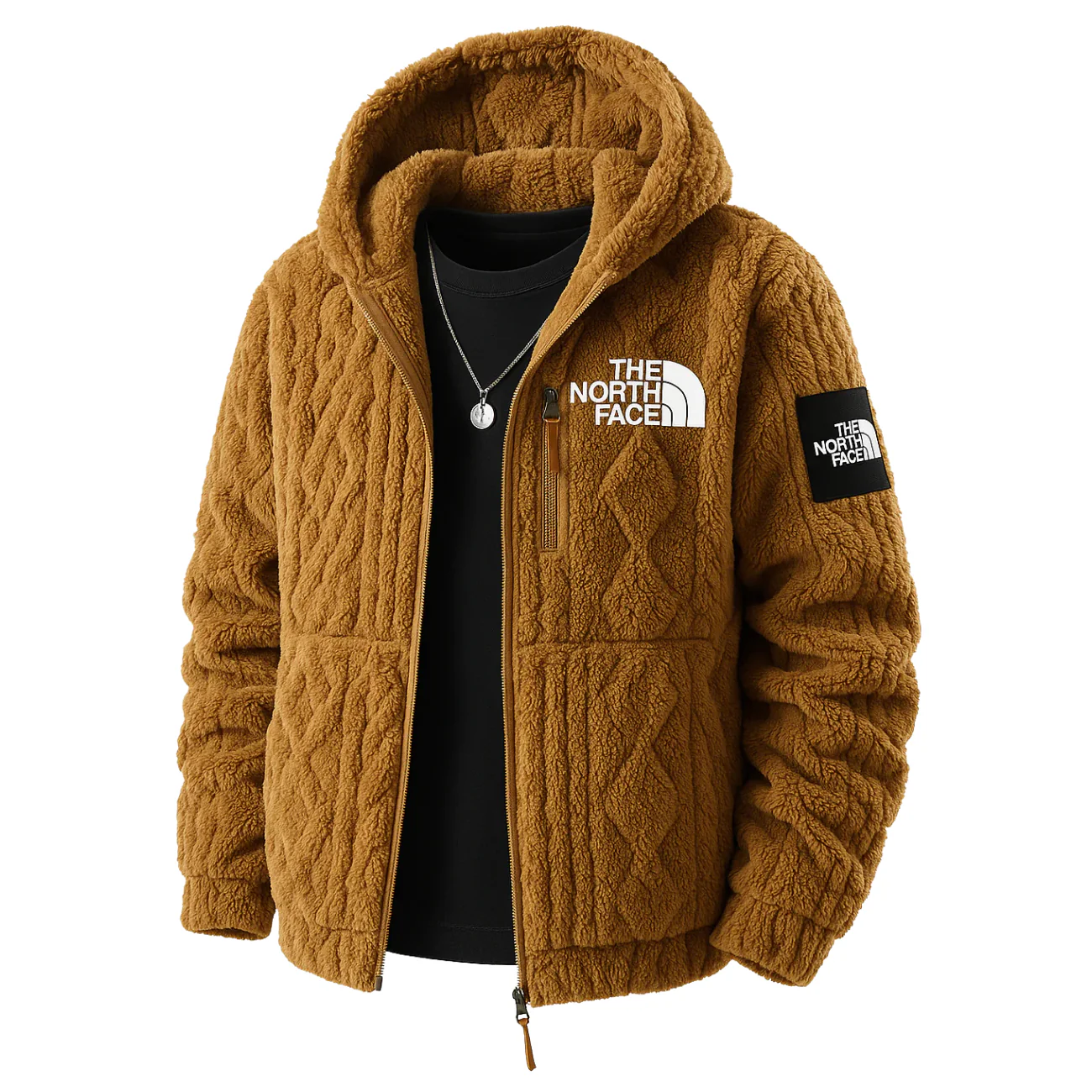 Ultra Warm Hooded Sherpa Jacket || Clearance Sale