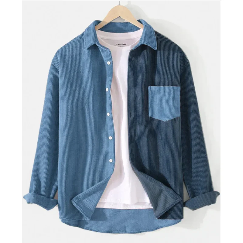 Splice Corduroy Button-Up - Image 6