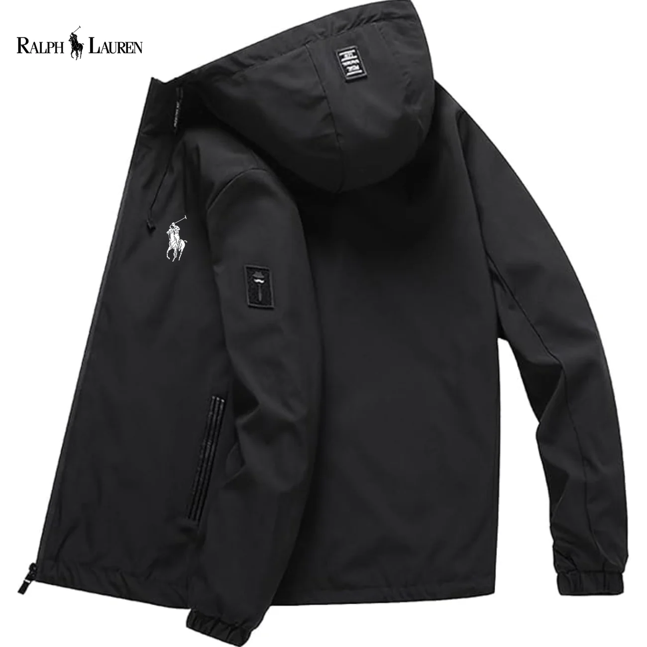 Urban-Style Technical Hooded Jacket - Image 3