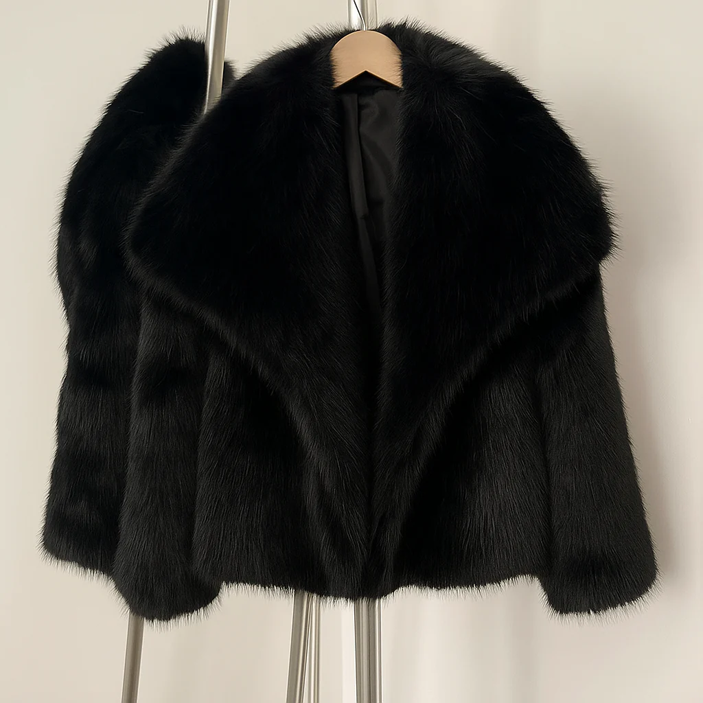 Valentina Oversized Faux Fur Coat - Image 2
