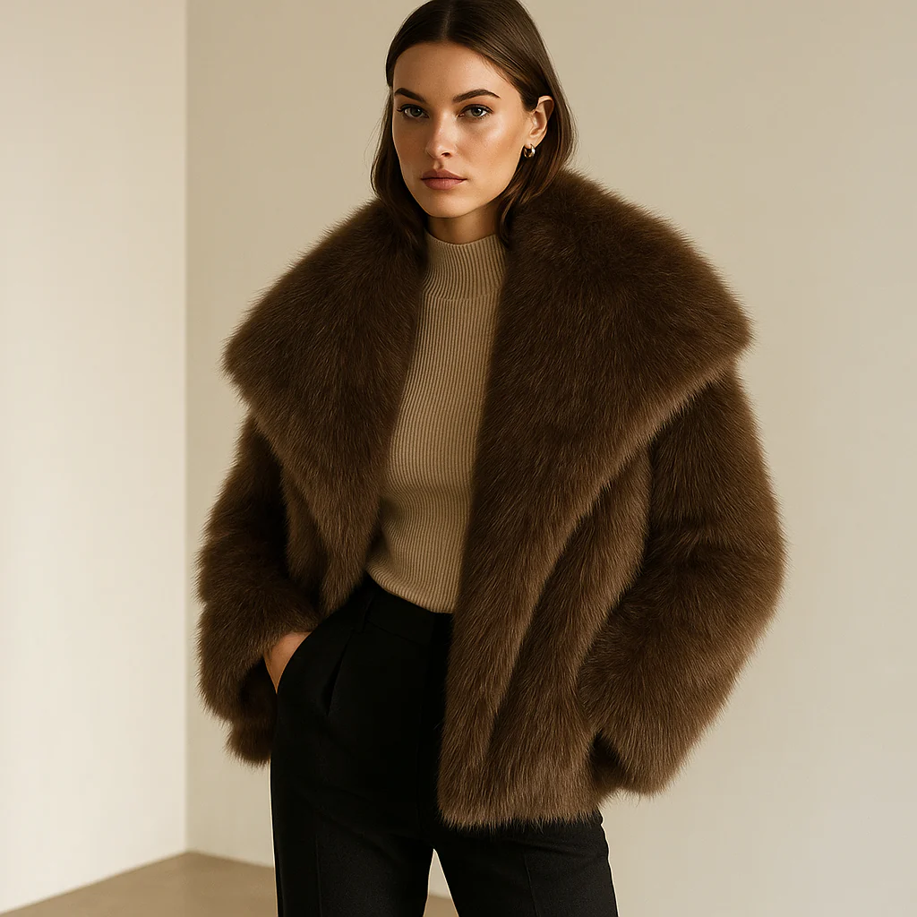Valentina Oversized Faux Fur Coat - Image 5