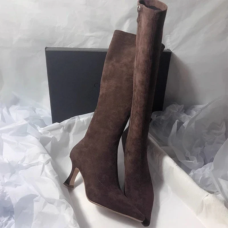 Vellone Suede High Boots