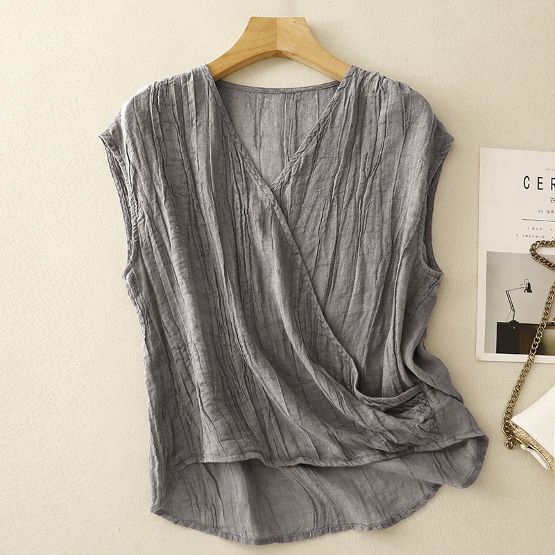 VENESSA LINEN TOP - Image 2