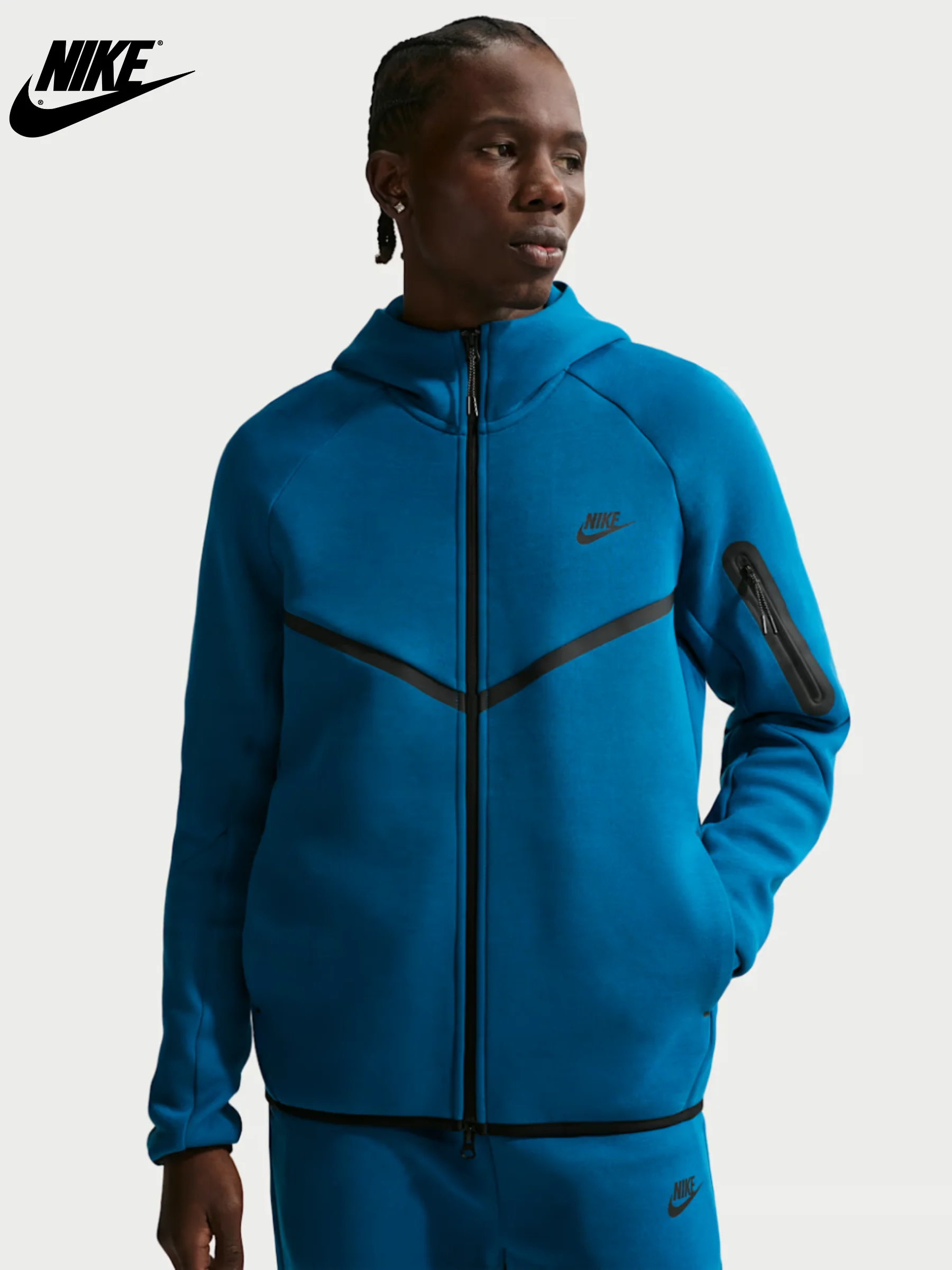 Versatile Zip-Up Hoodie || Clearance Sale - Image 4