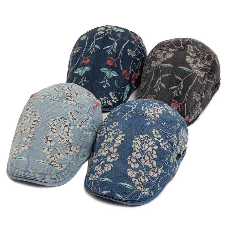 Vintage Denim Flat Cap - Image 3