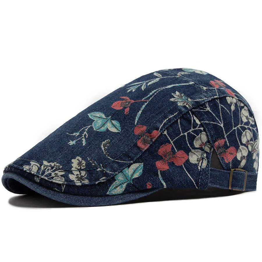 Vintage Denim Flat Cap - Image 4