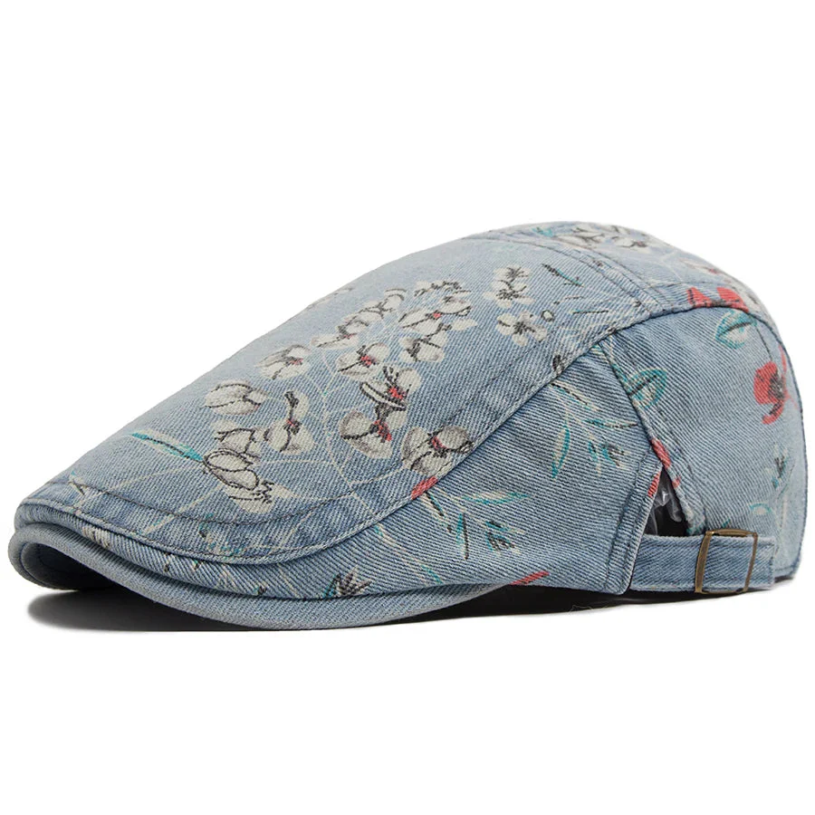 Vintage Denim Flat Cap - Image 7