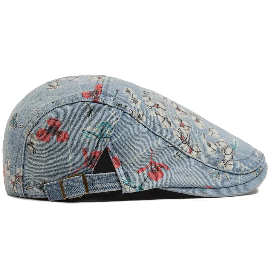Vintage Denim Flat Cap - Image 9