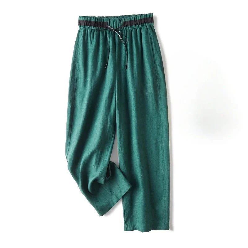 VIOLET LINEN PANTS - Image 3
